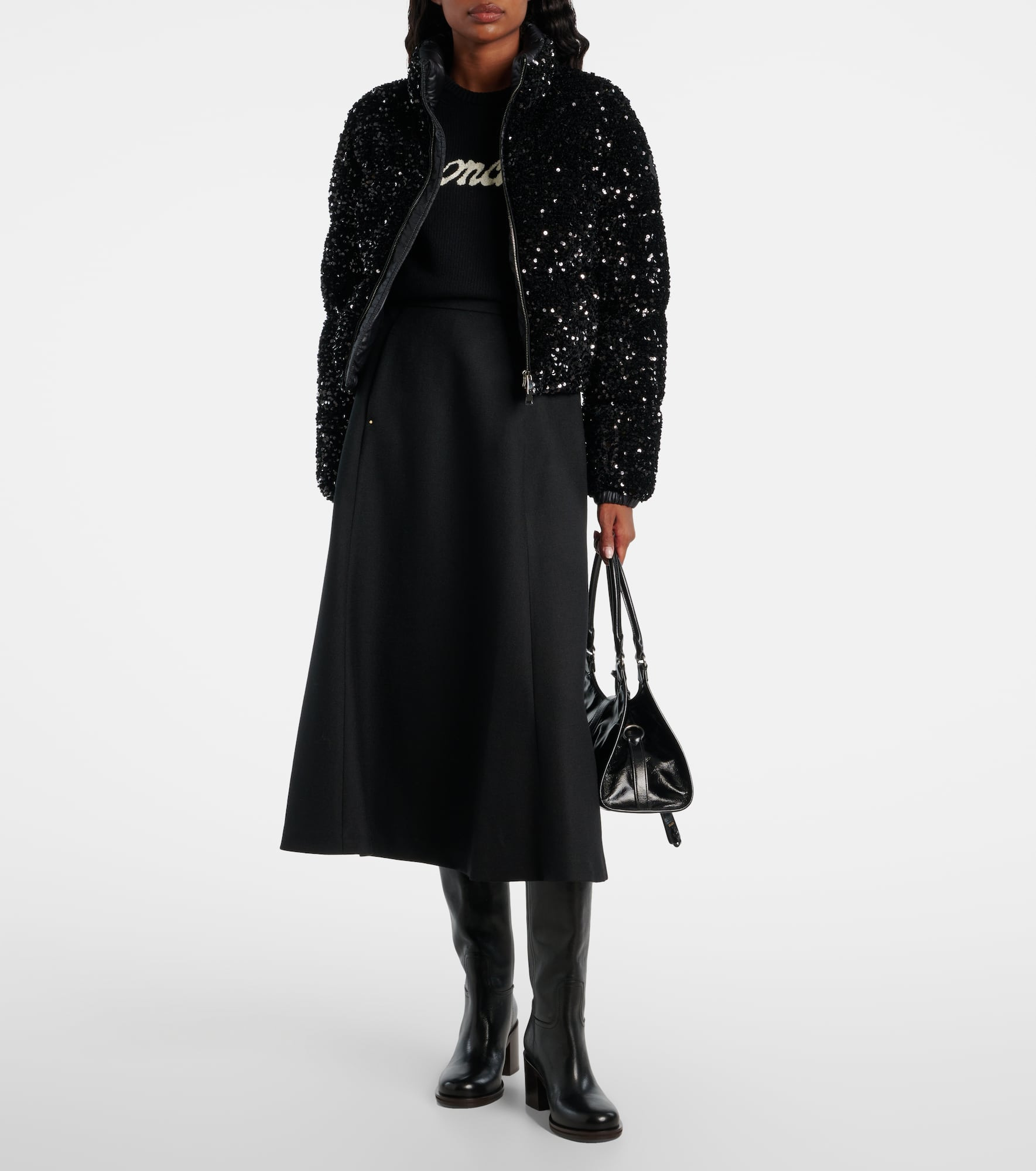 Louvi sequined down jacket - 2