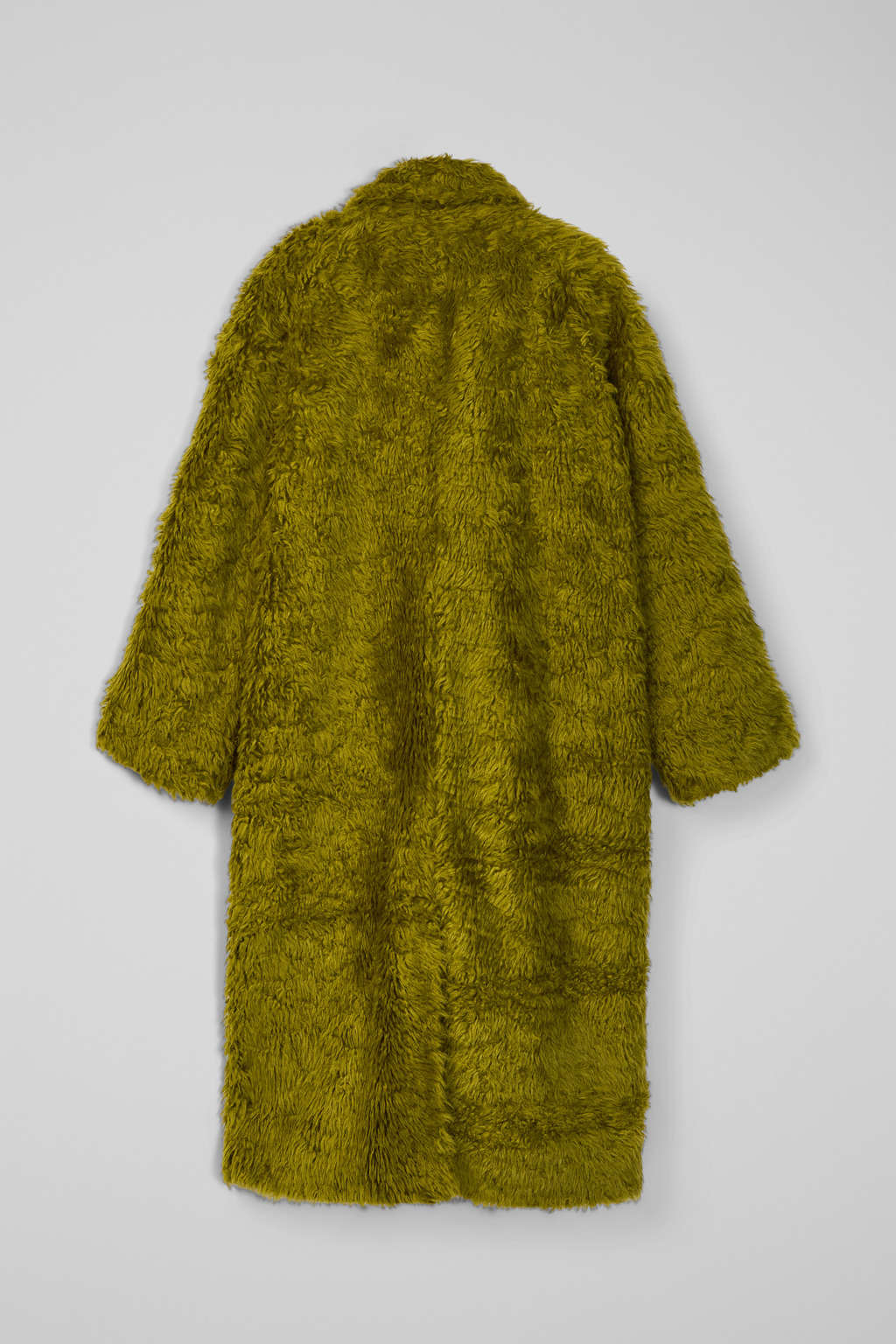 Green textured coat - 3