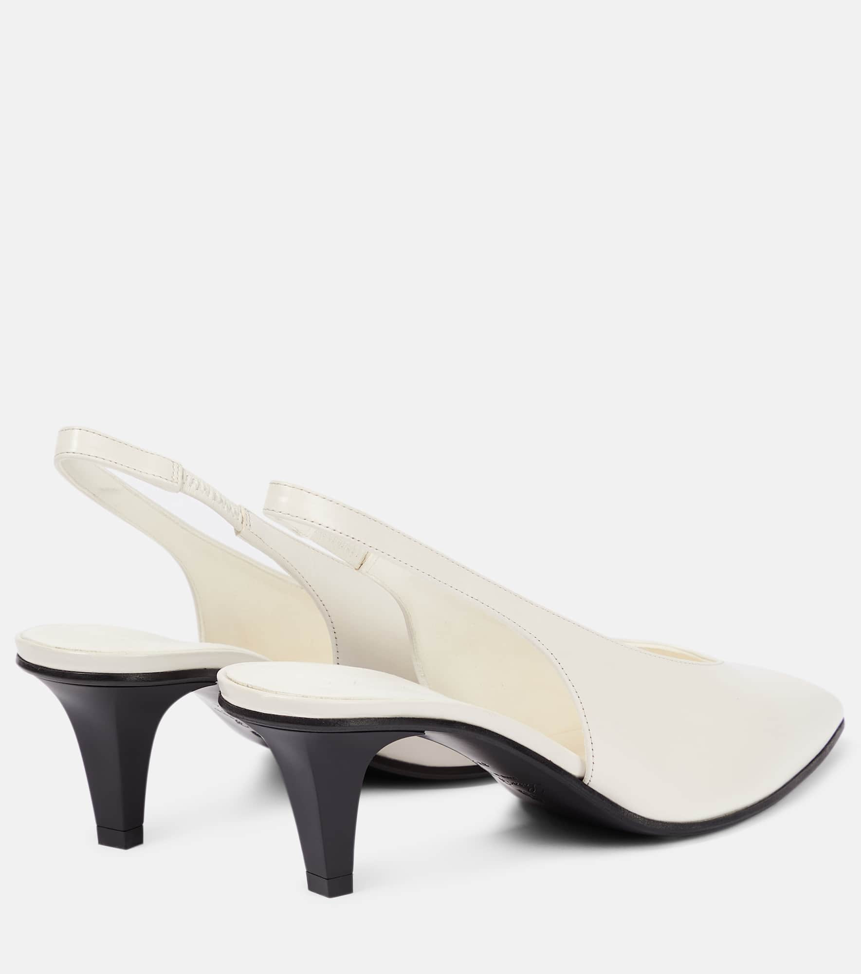 Rebecca leather slingback pumps - 3