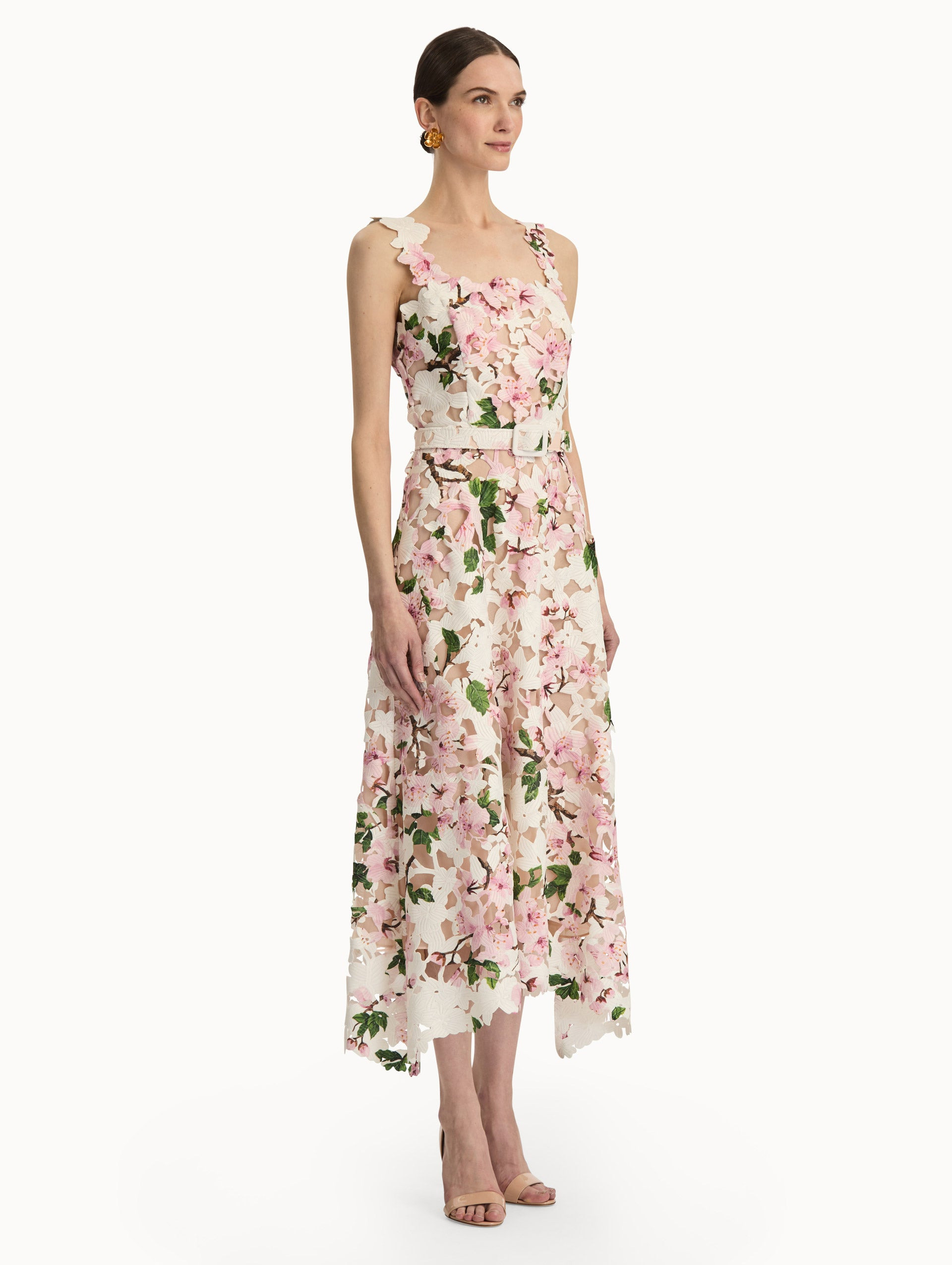 CHERRY BLOSSOM GUIPURE DRESS - 4