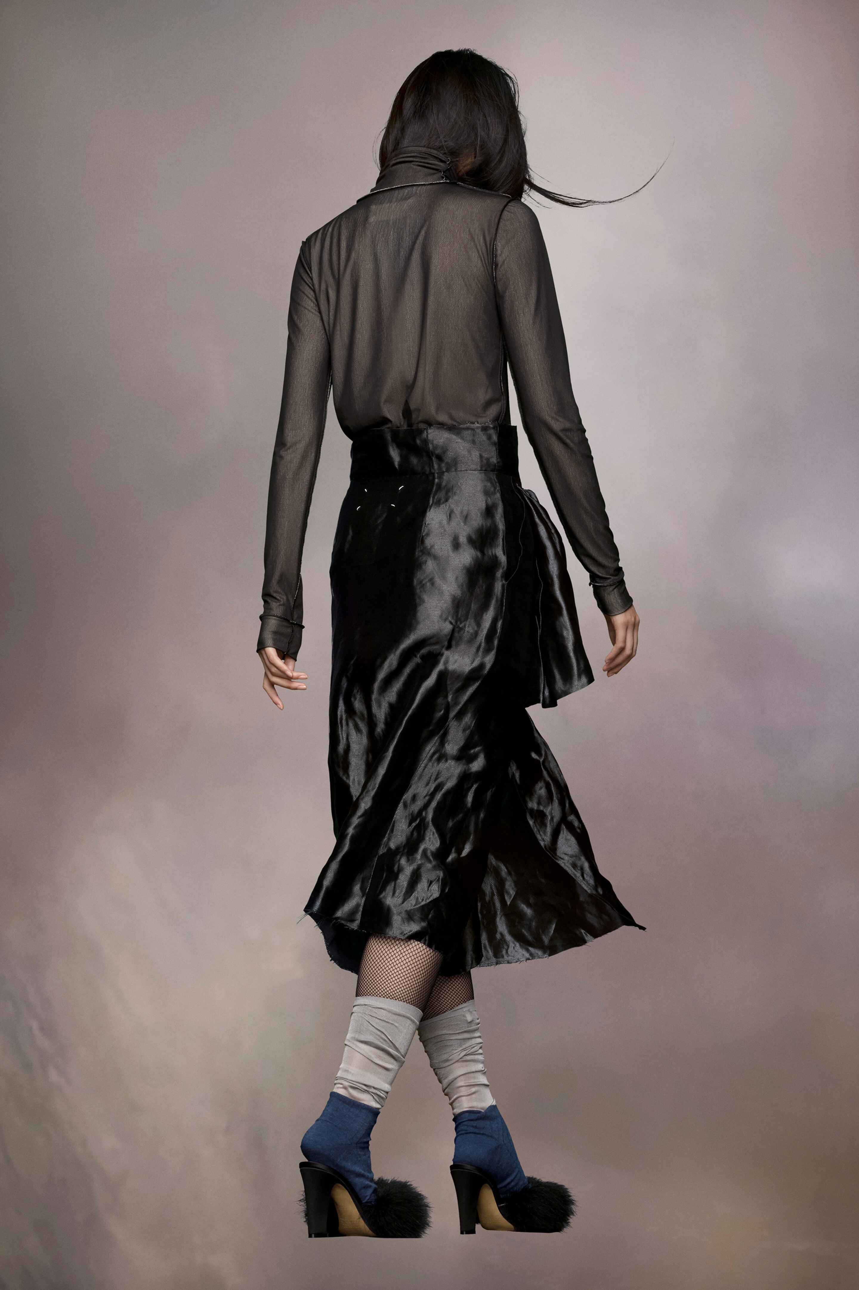 Metal silk skirt - 4
