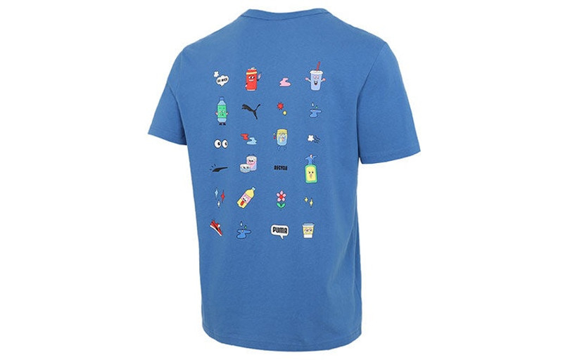 PUMA PUMA Downtown Graphic T-Shirt 'Blue' 531335-13 outlook