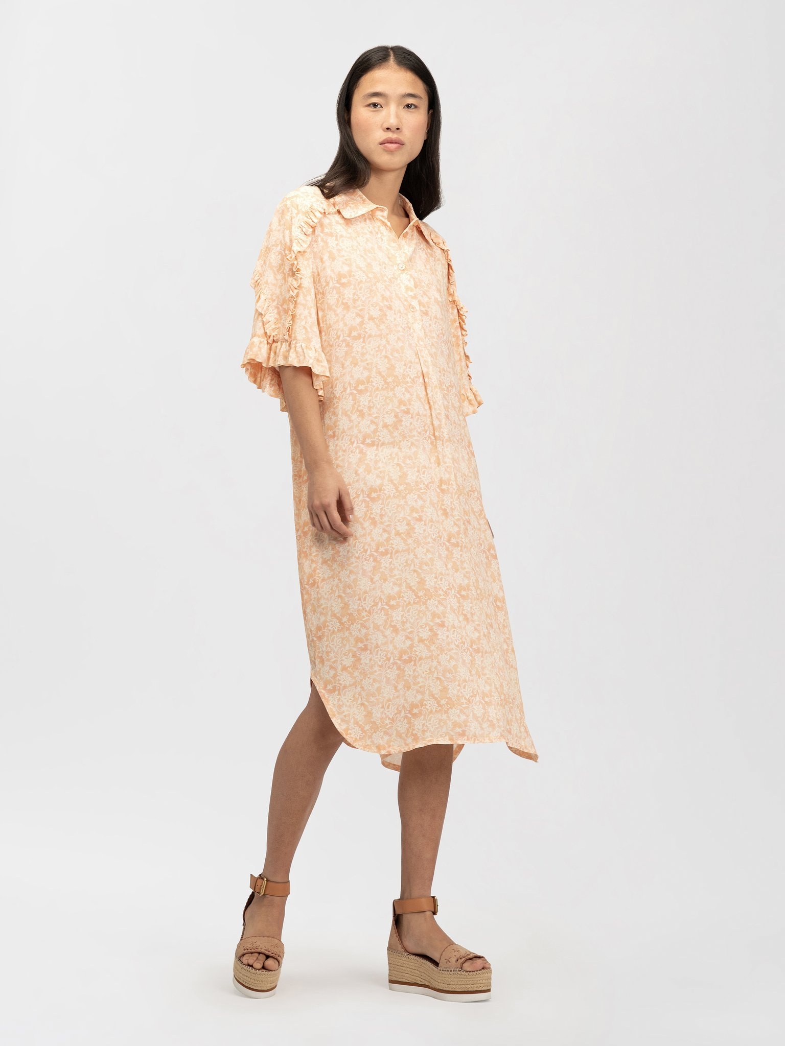 FLUID SHIRT DRESS - 2