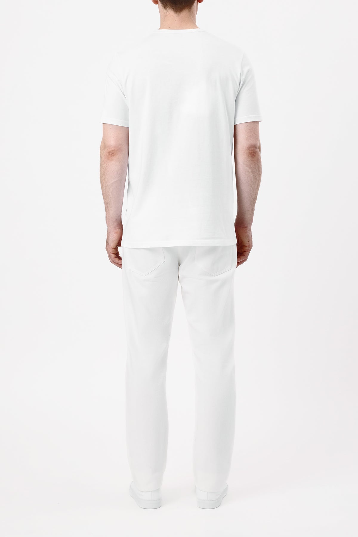 Bandeira T-Shirt in White Upcycled Cotton - 5