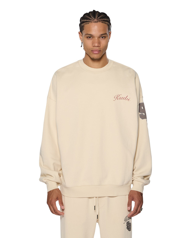 Ksubi PLAYOFF EKCESS CREW NECK DUSTY DESERT outlook