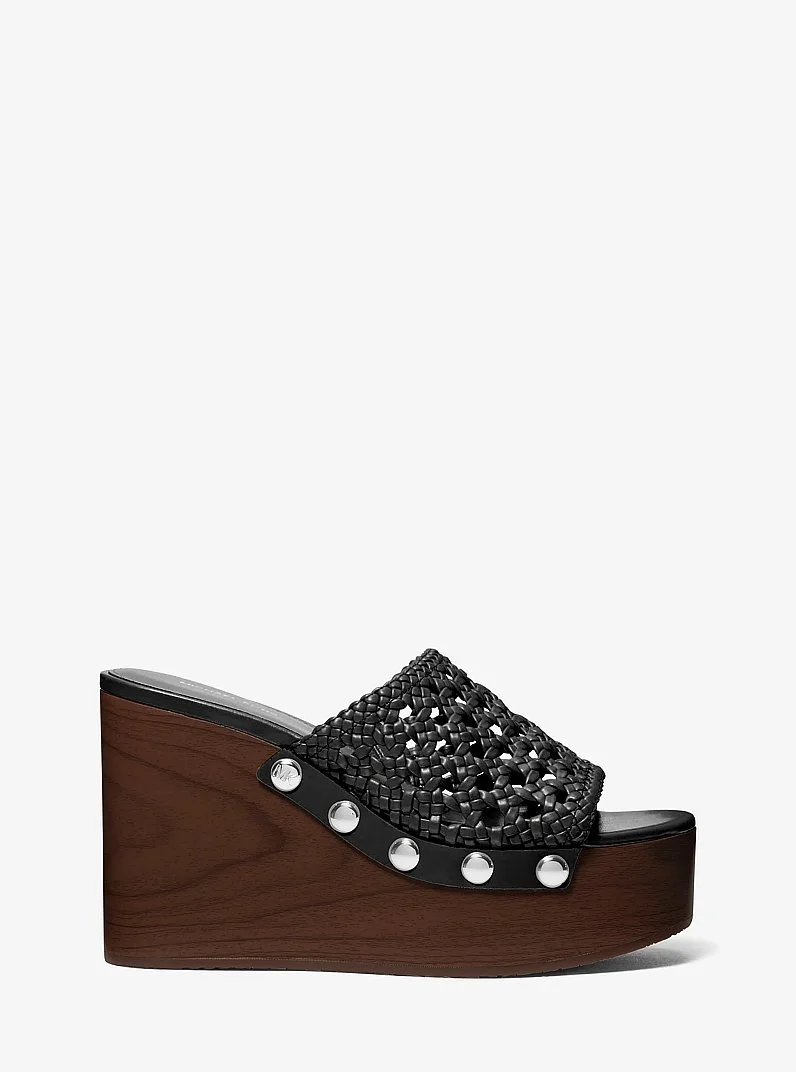 Mayes Woven Wedge Sandal - 1