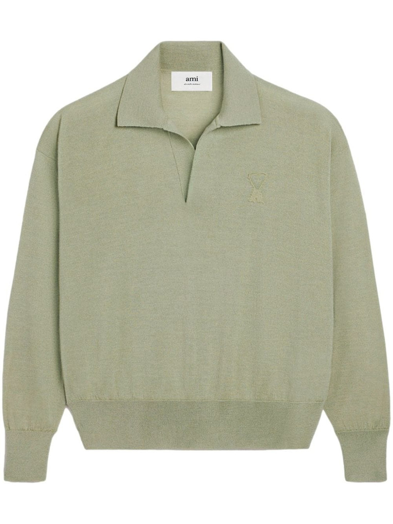 Ami de Coeur knitted polo shirt 1