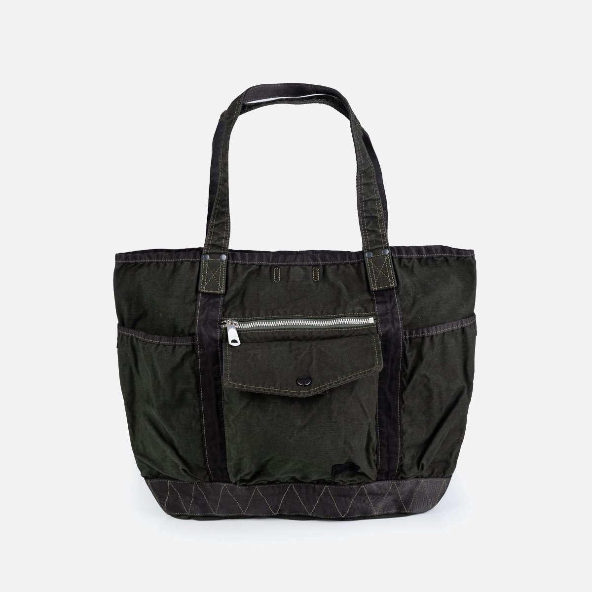 POR-CRG-OLV Porter - Yoshida & Co. - Crag Tote Bag - Olive - 1