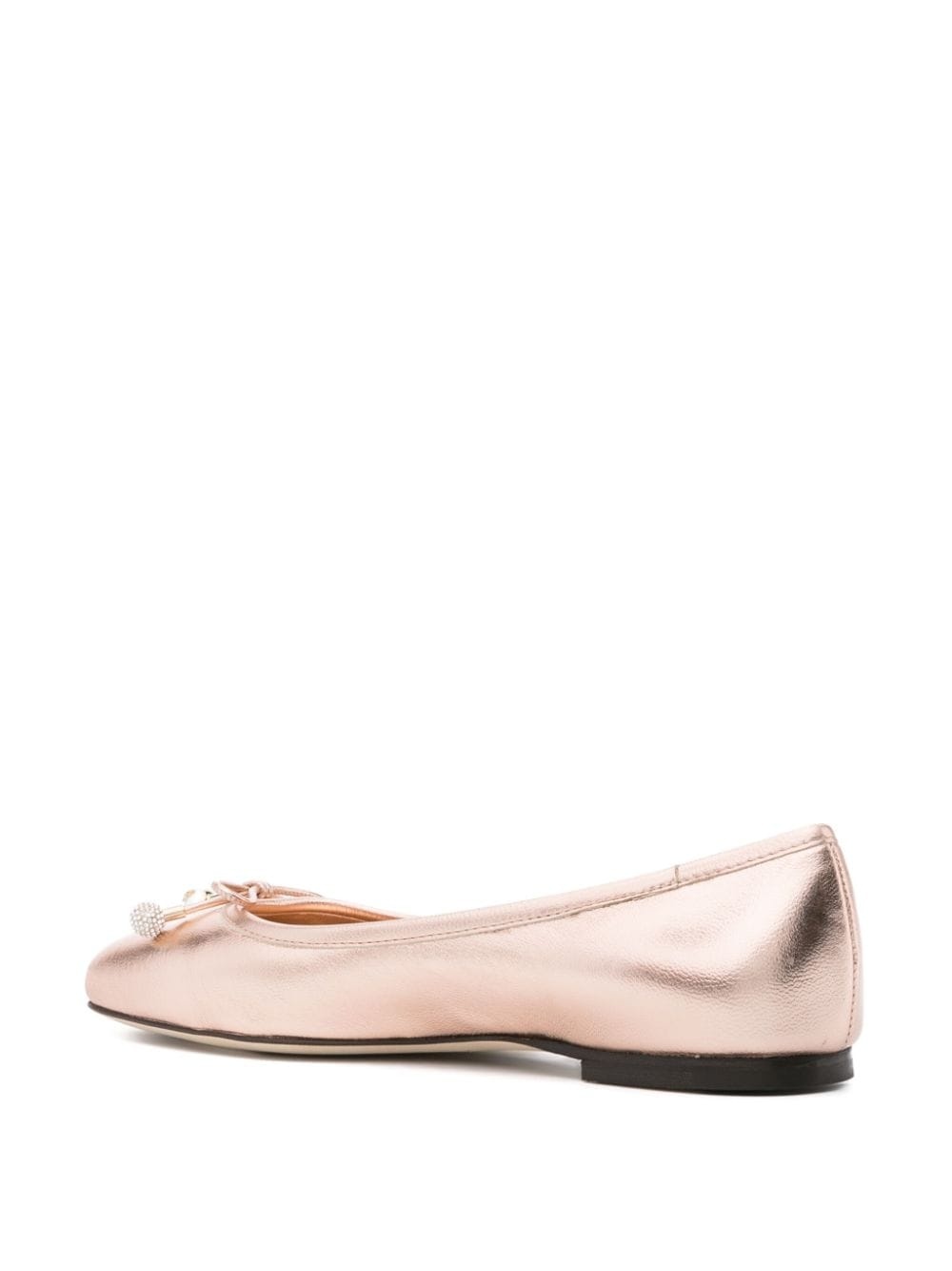 Elme metallic ballerina shoes - 3