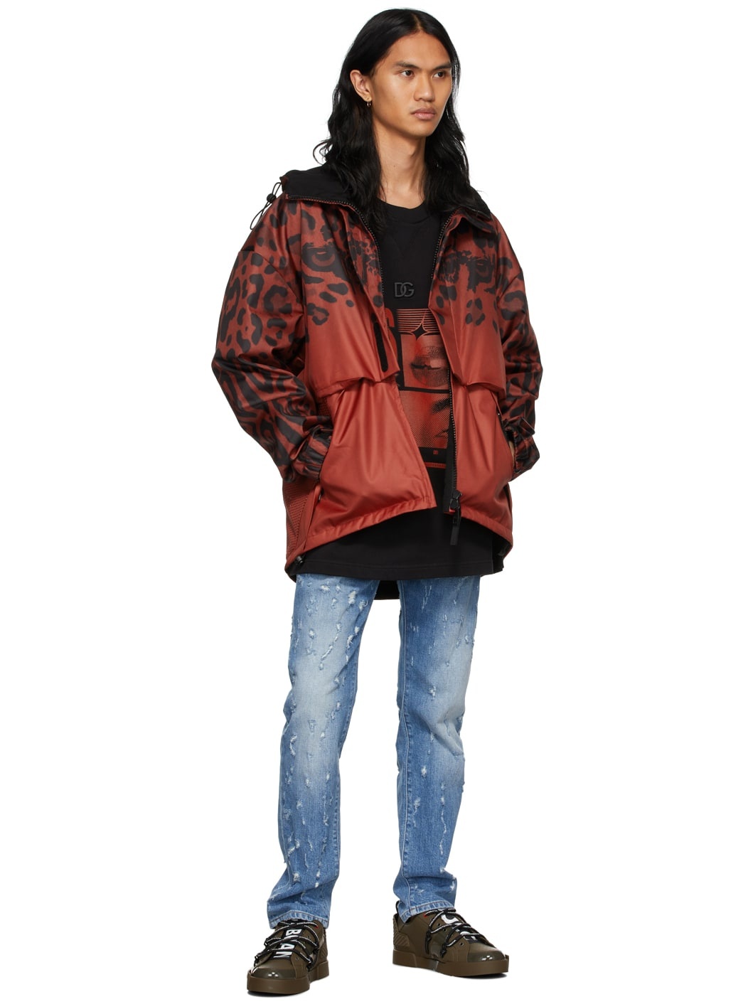 Red Polyester Jacket - 5