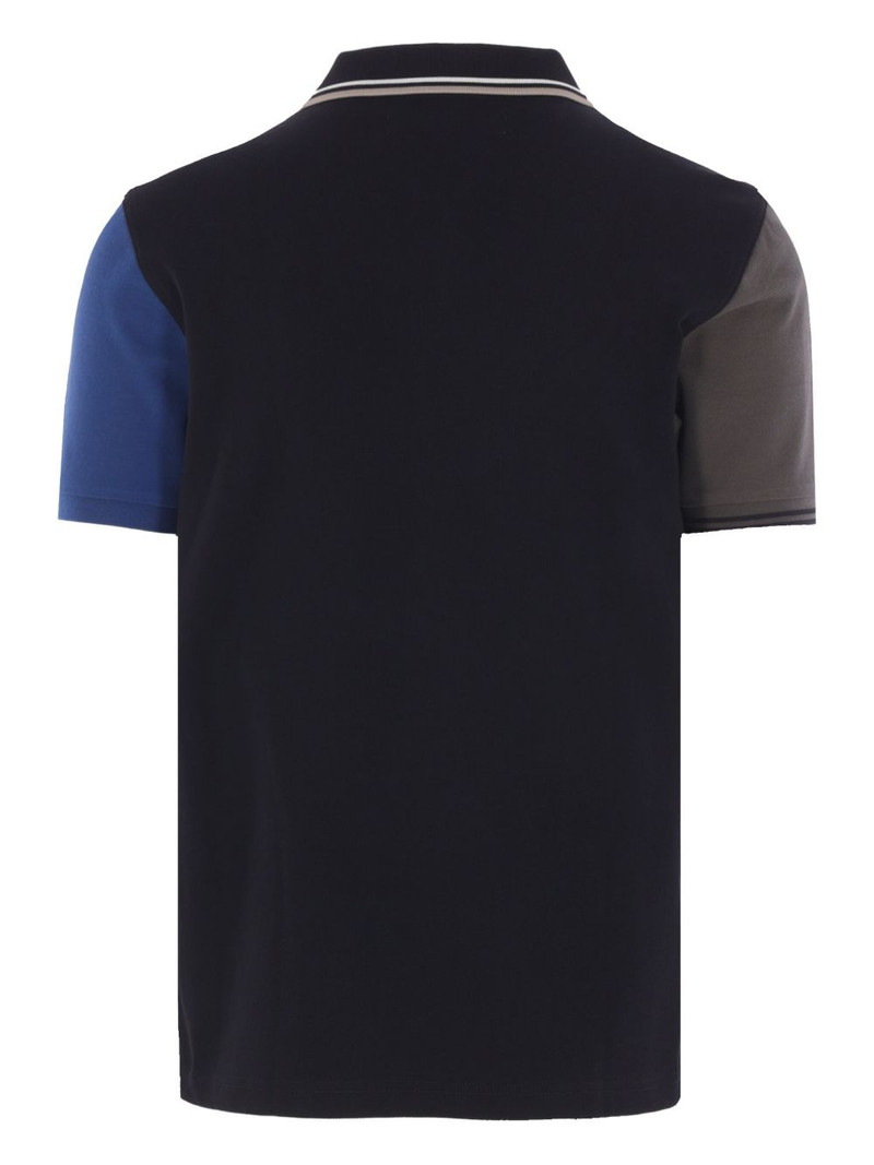 Comme des Garçons Homme colour-block logo polo shirt outlook