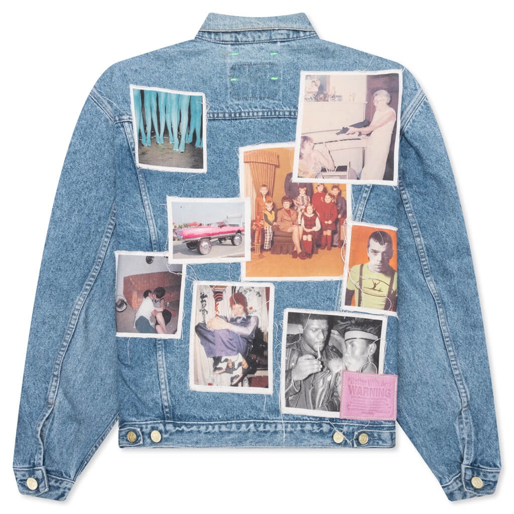 PORTRAIT DENIM JACKET - MULTI - 2