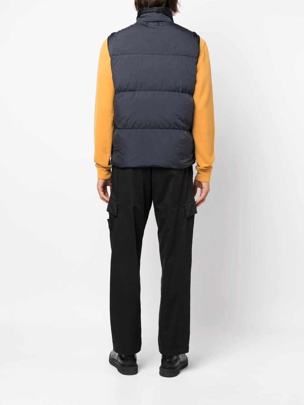 padded high-neck gilet - 6