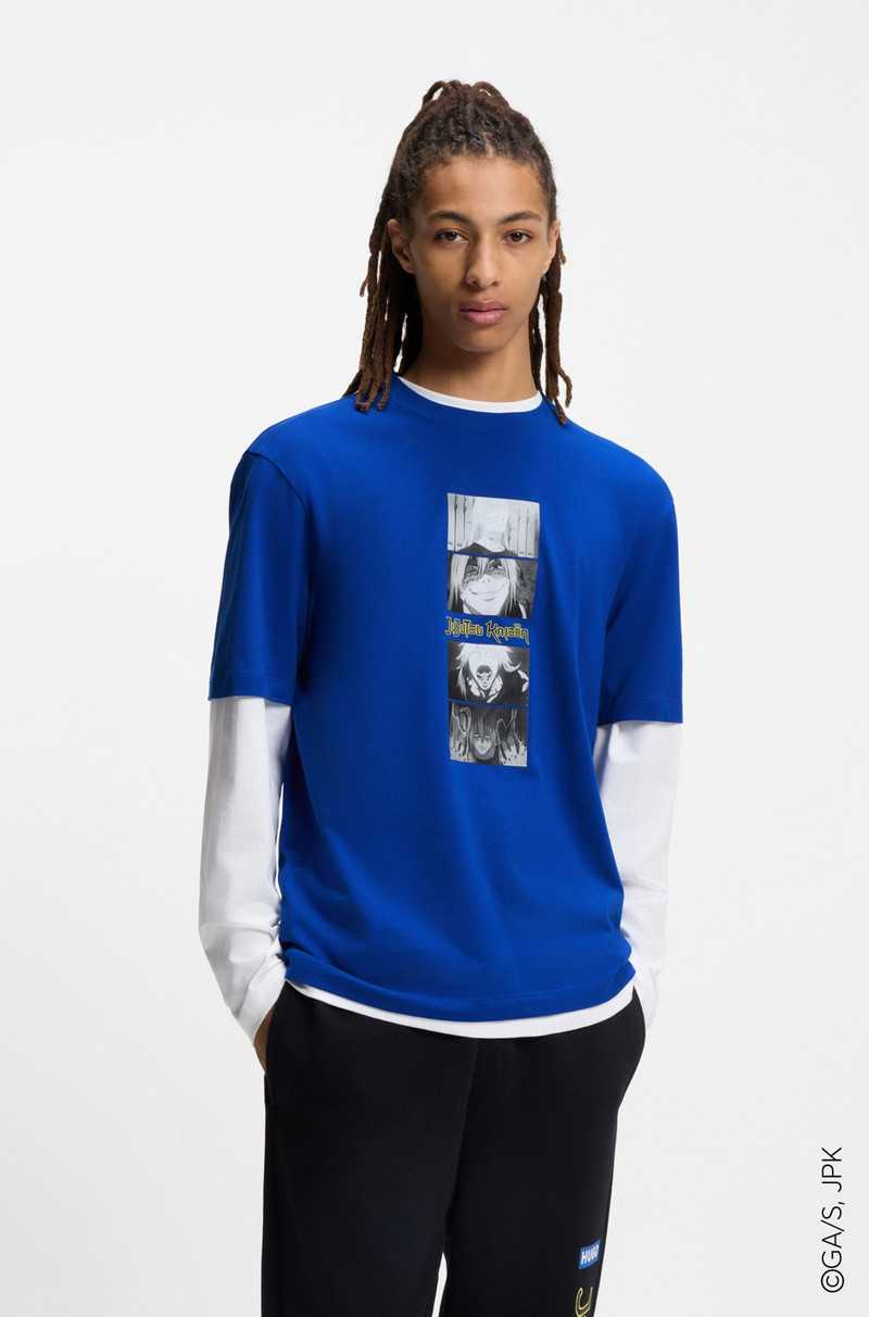 HUGO X JUJUTSU KAISEN T-SHIRT WITH CHARACTER PRINT 2
