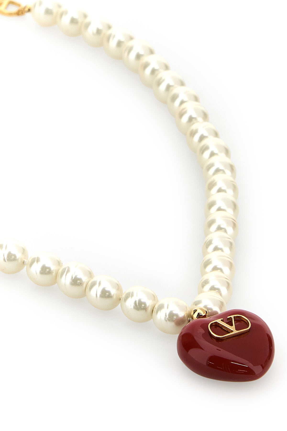 Ivory pearls Coeur Royal necklace - 2