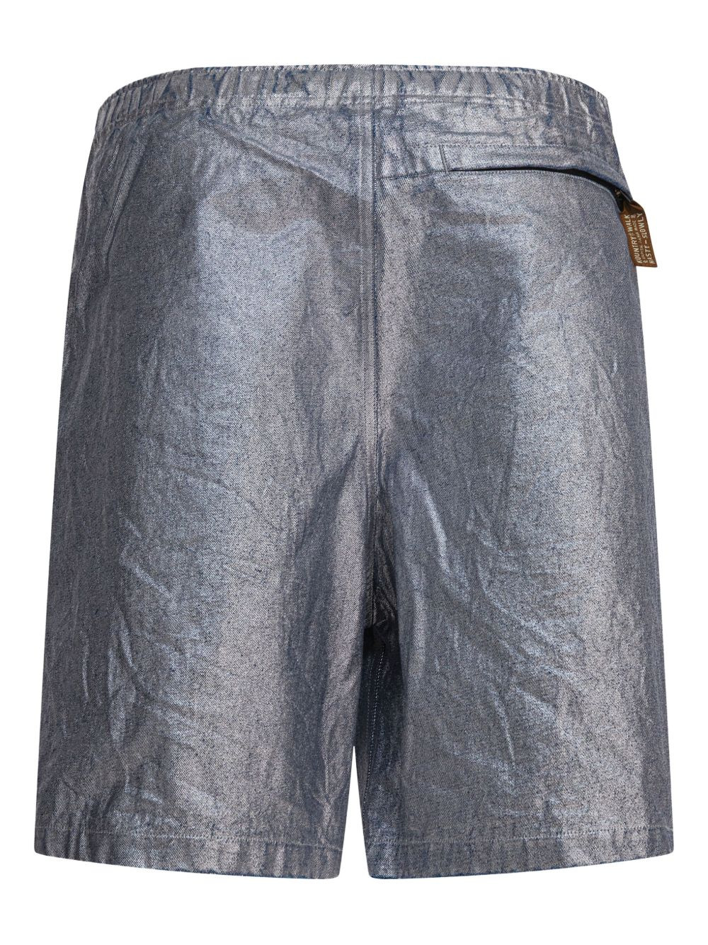 12oz metallic-effect bermuda shorts - 2