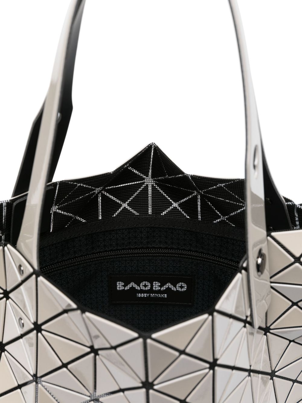 geometric-pattern tote bag - 5