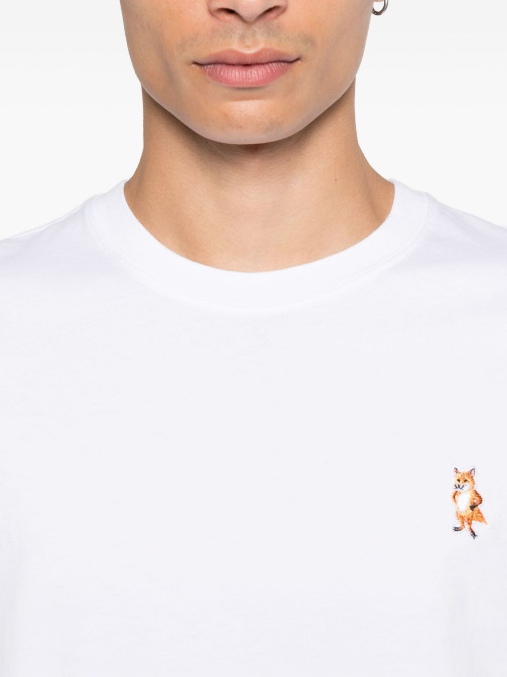 fox embroidered T-shirt - 4