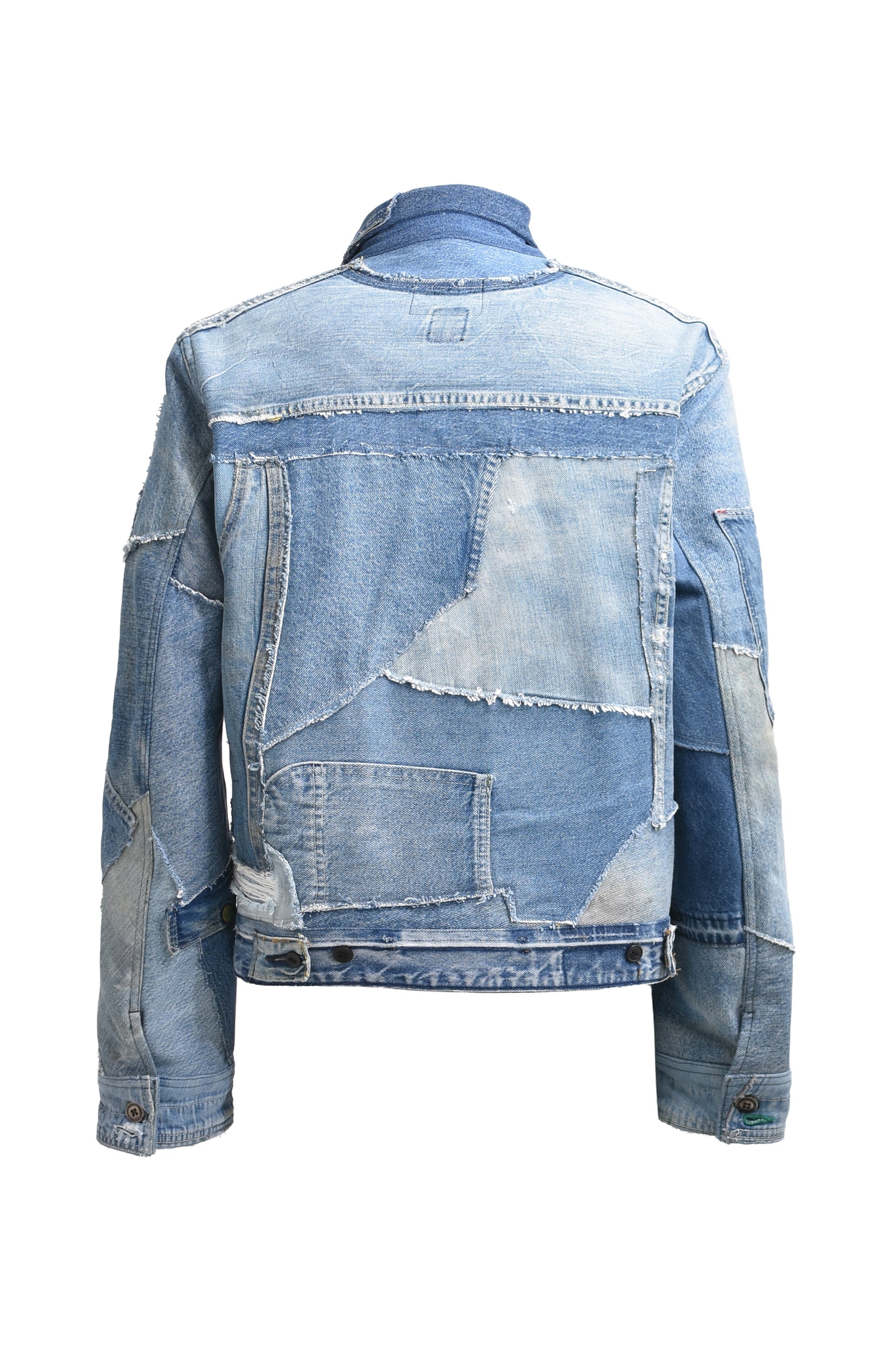 MIXED DENIM TRUCKER / DENIM BLU - 2