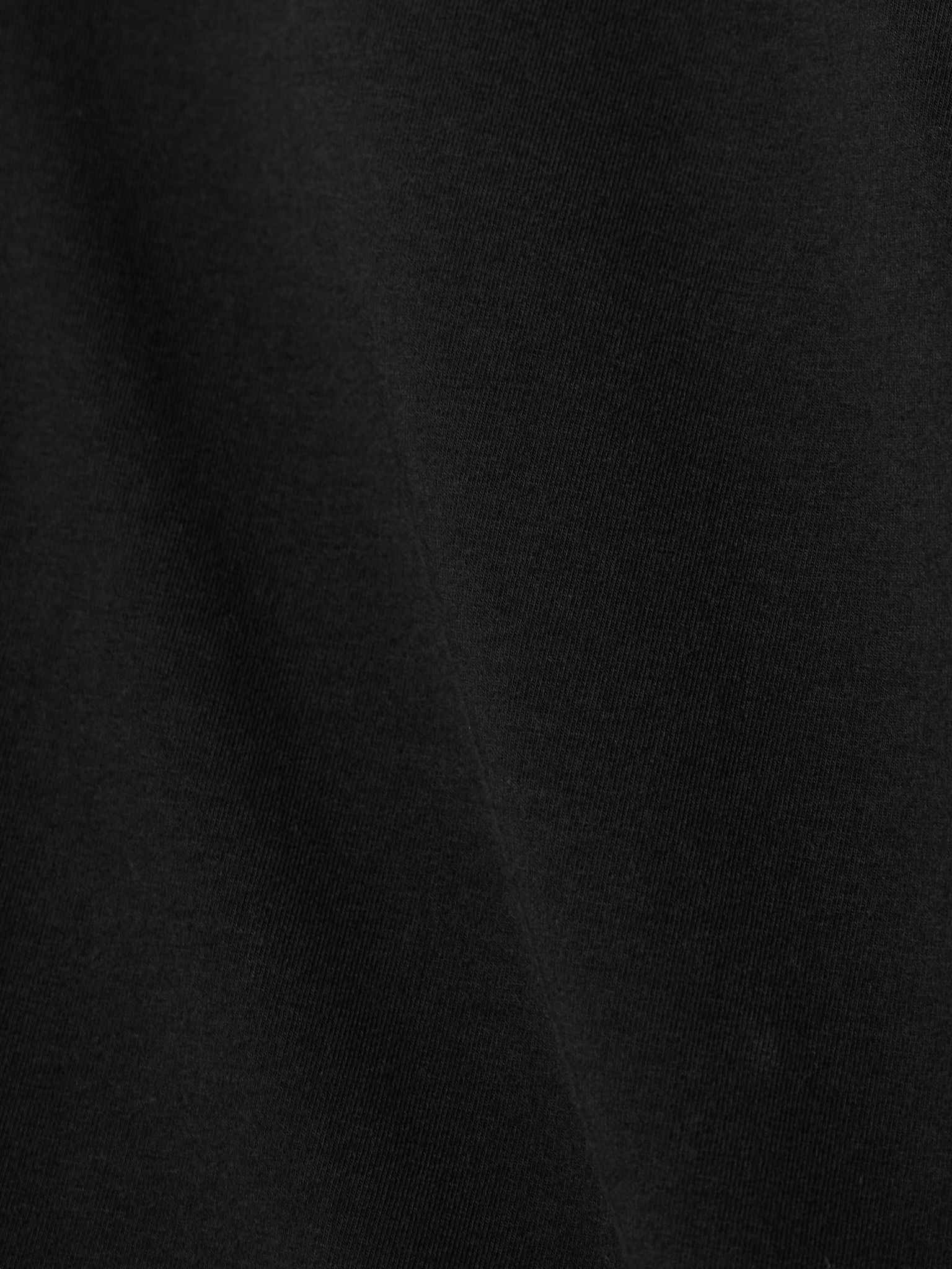 Set of two stretch-cotton jersey T-shirts - Soot Black - 4