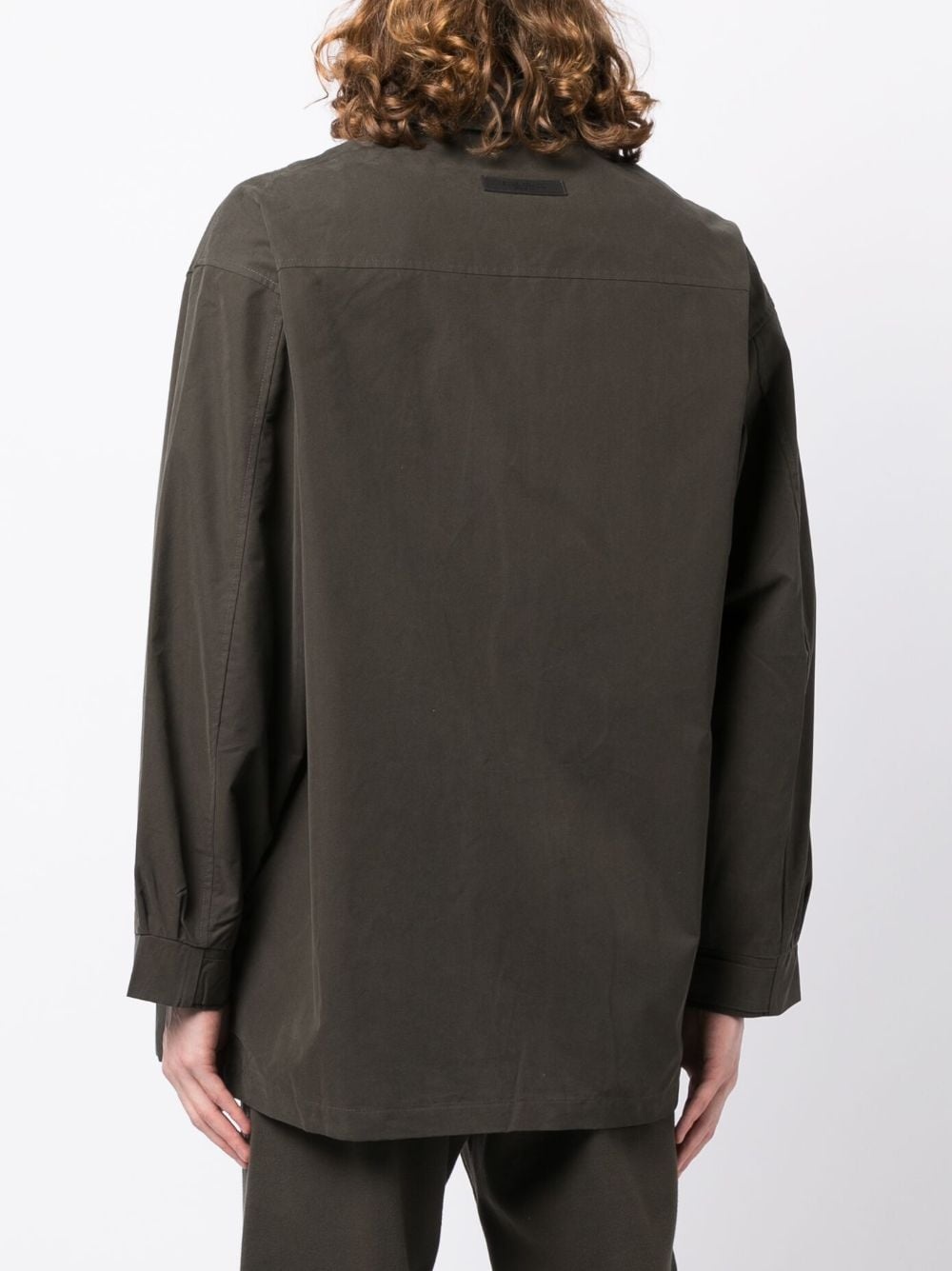 cotton-blend lightweight jacket - 4