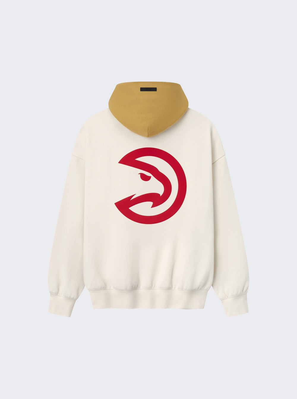 Atlanta Hawks Hoodie Cream And Caramel Yellow - 2