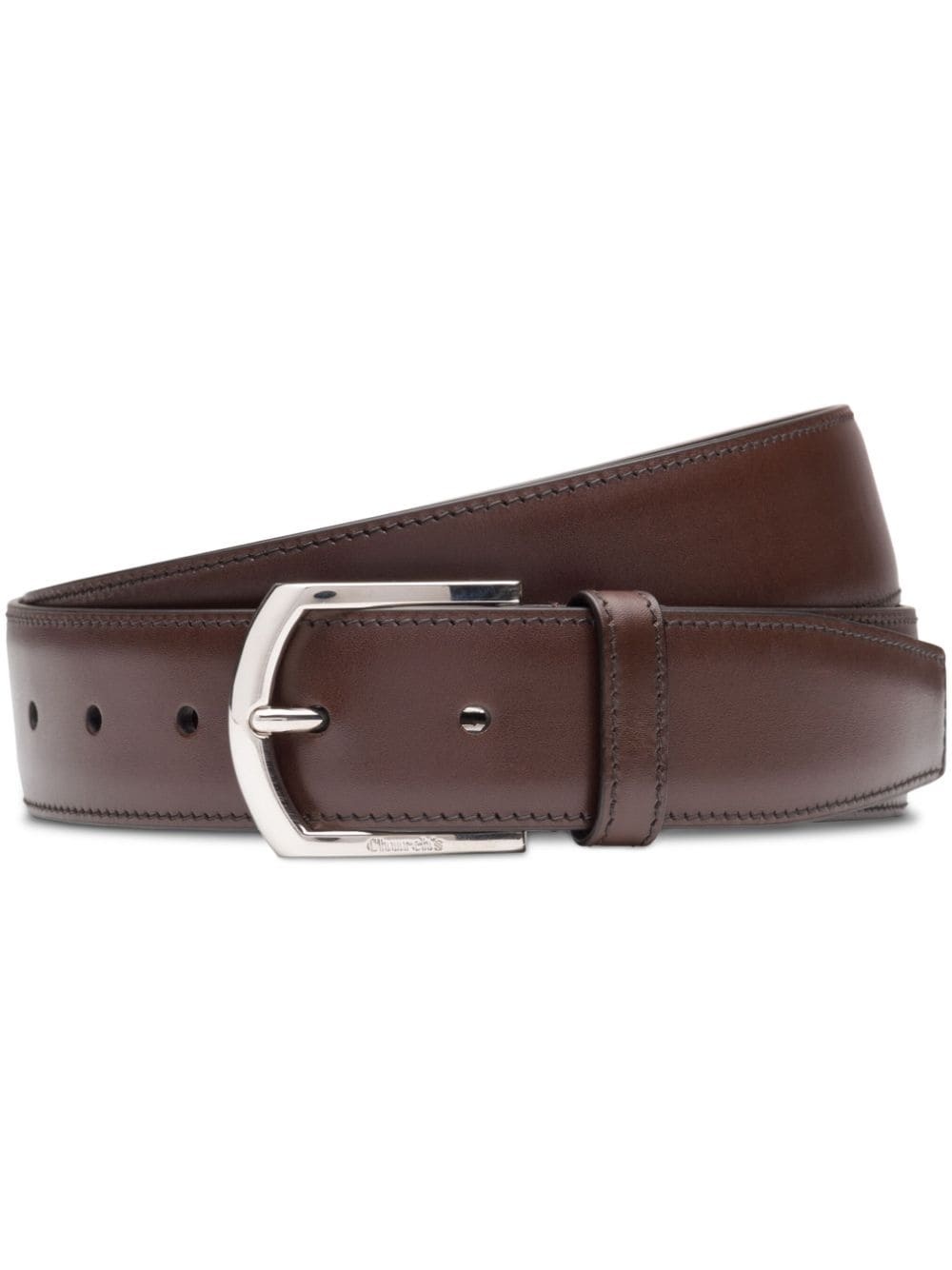 Nevada buckle-fastening leather belt - 1