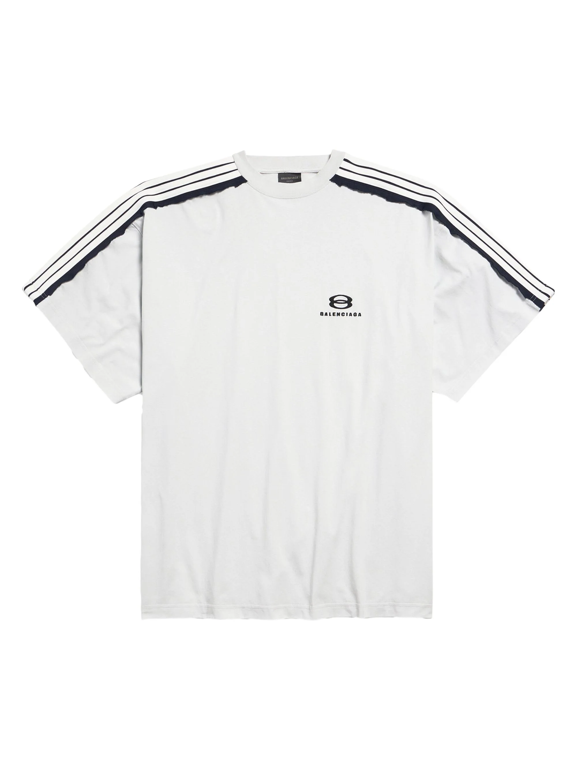 Men's Unity Sports Icon Oversized T-Shirt - Dirty White Black - 1