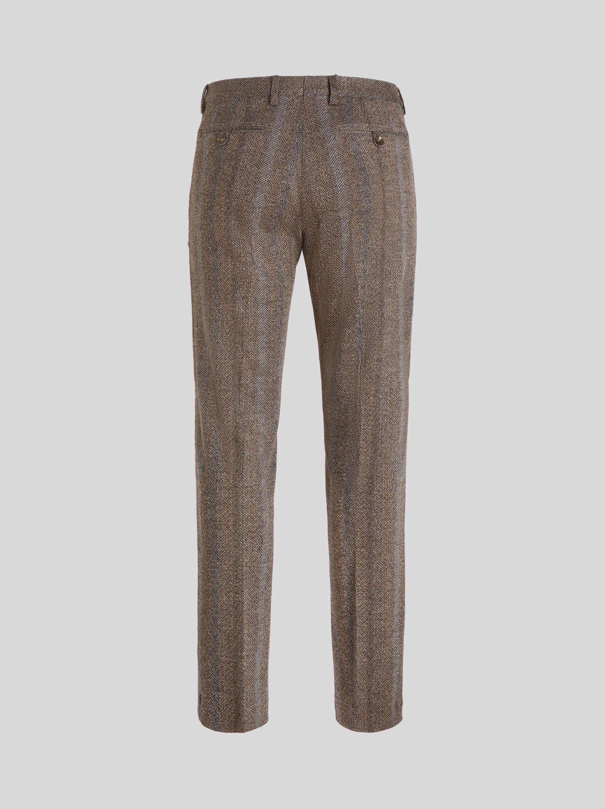 JERSEY TROUSERS WITH TWILL PATTERN - 5