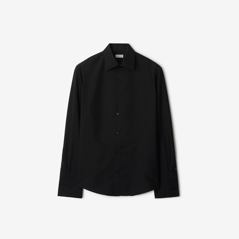 Slim Fit Cotton Silk Tuxedo Shirt 1