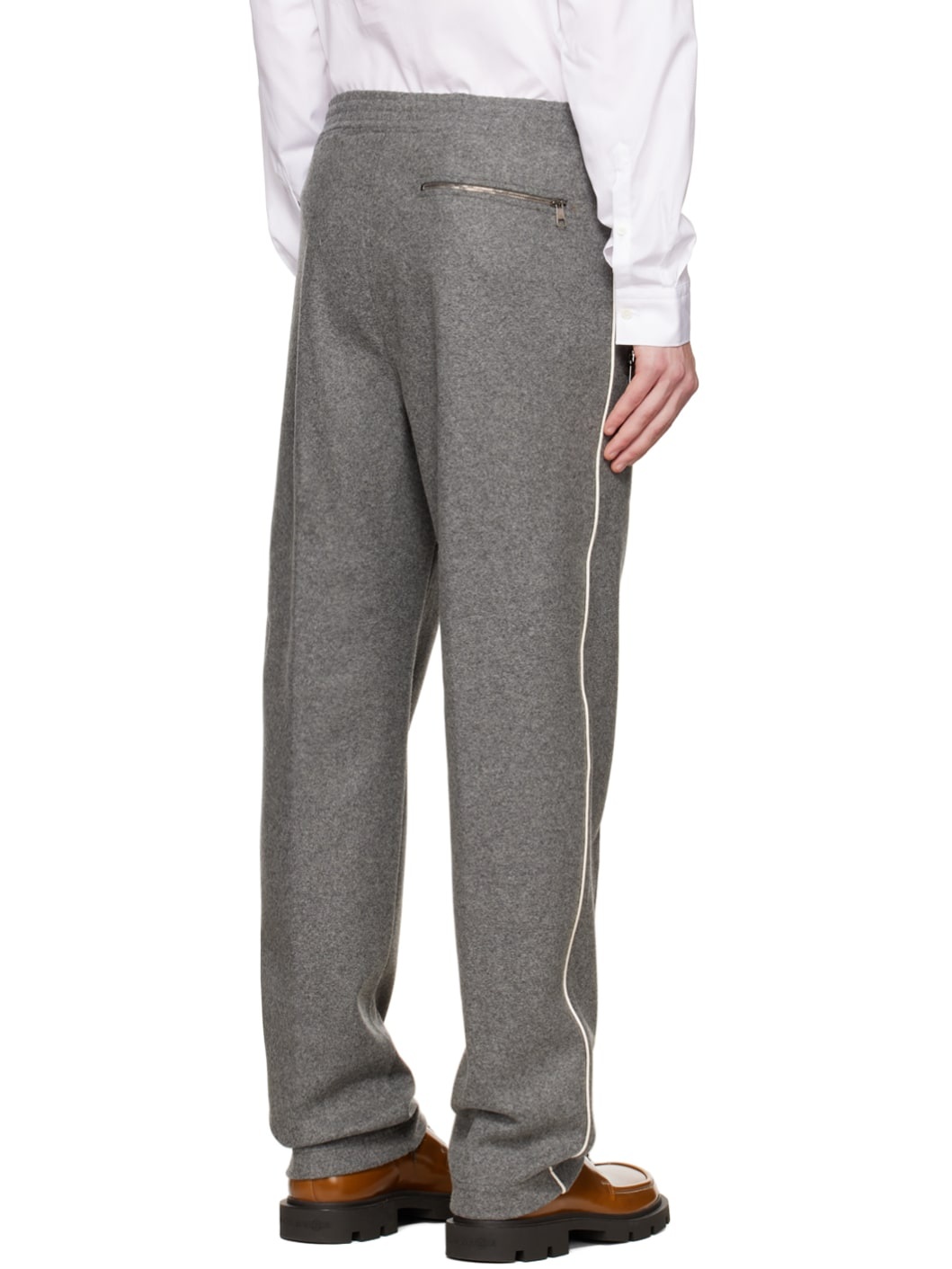 Gray Loose Trousers - 3