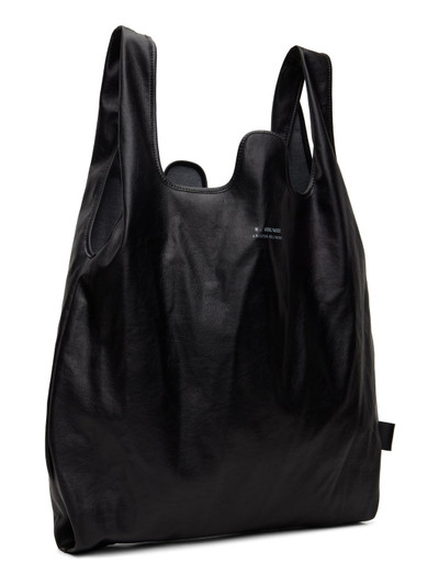 N.Hoolywood Black Faux-Leather Tote outlook