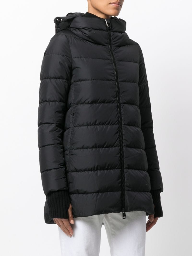 fitted puffer coat - 4