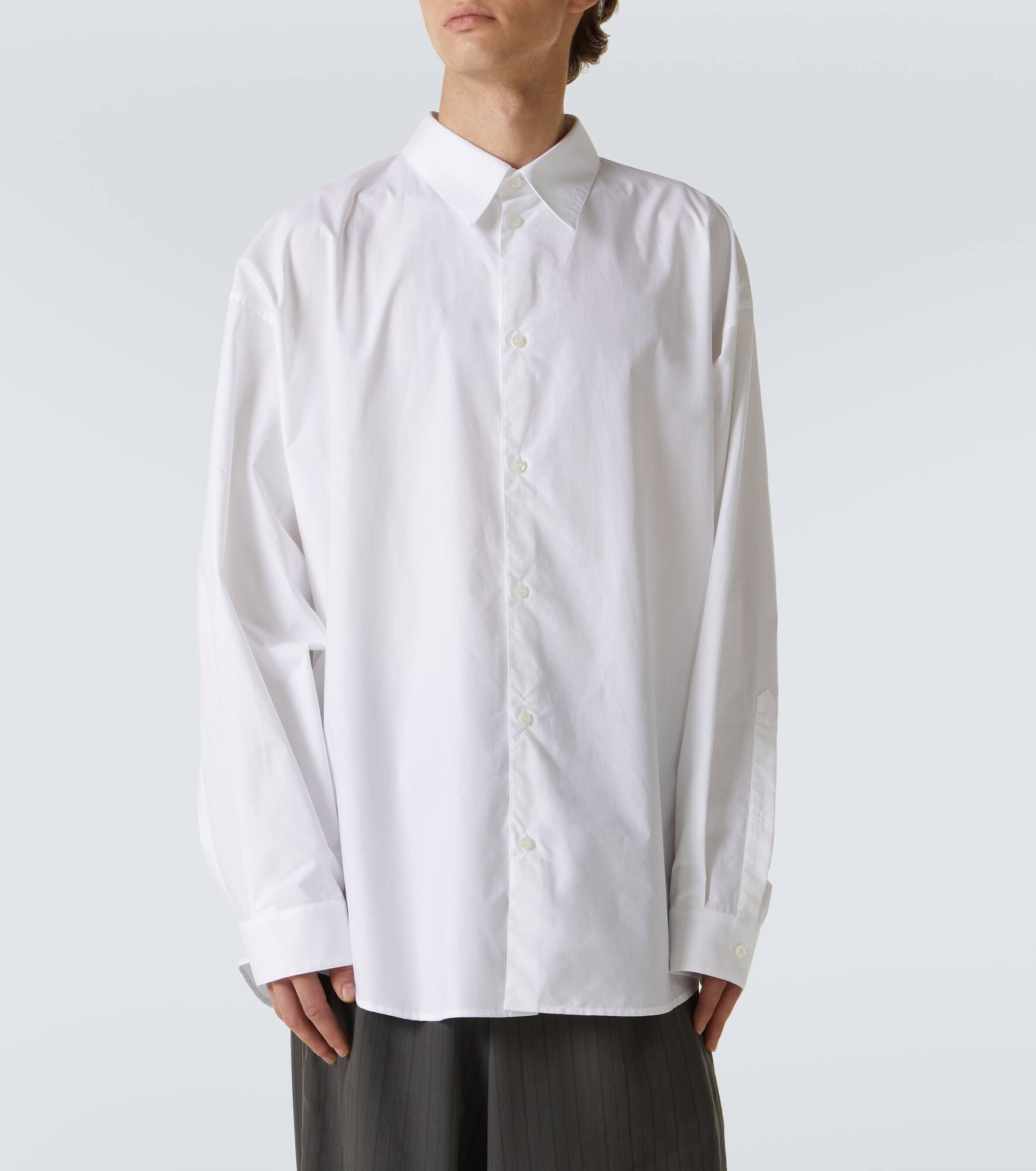 Oversized cotton shirt - 3