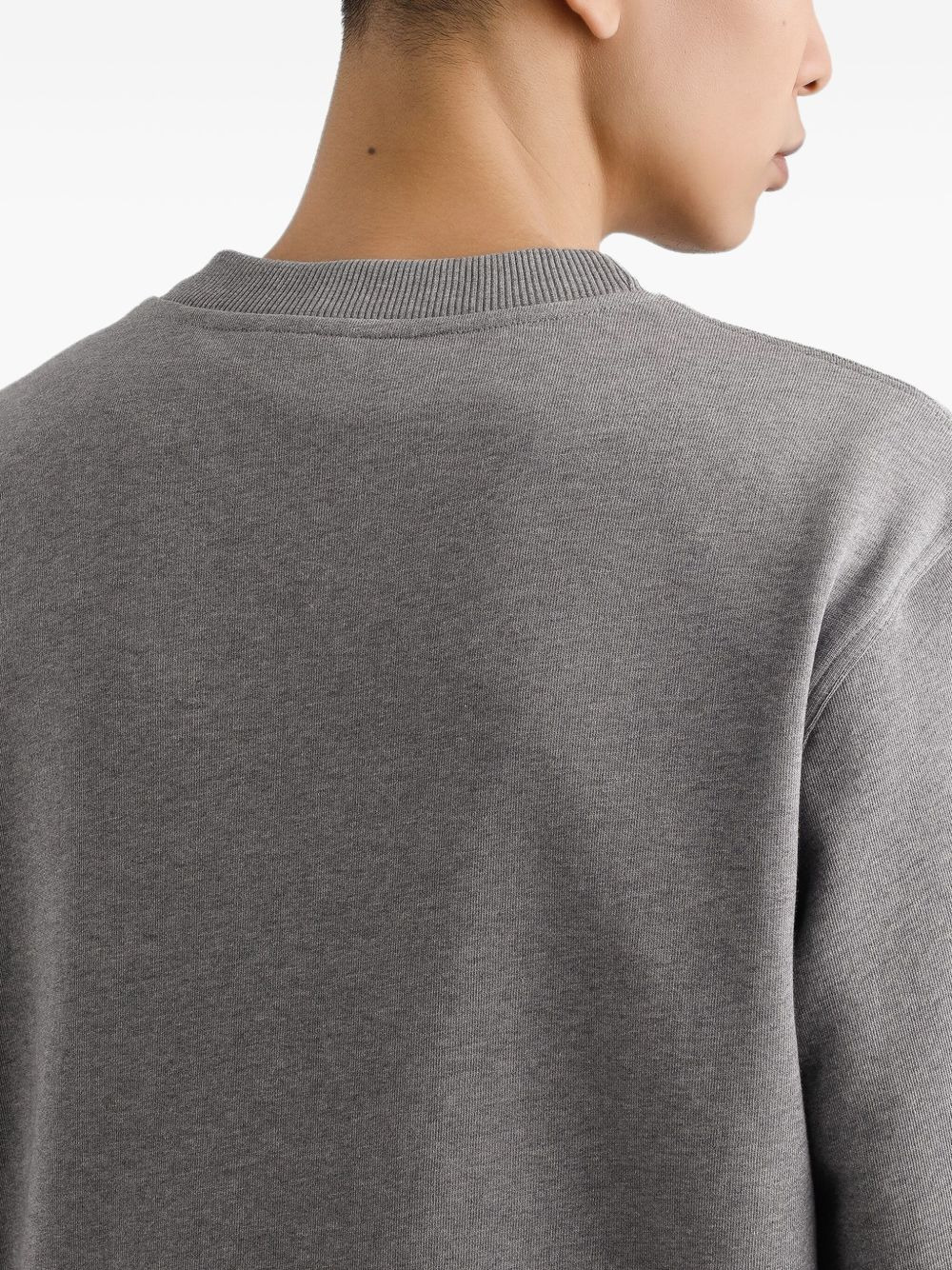 logo-embroidered sweatshirt - 5