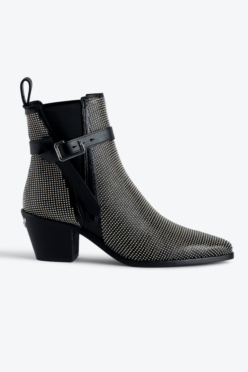 Tyler Studs Ankle Boots 1