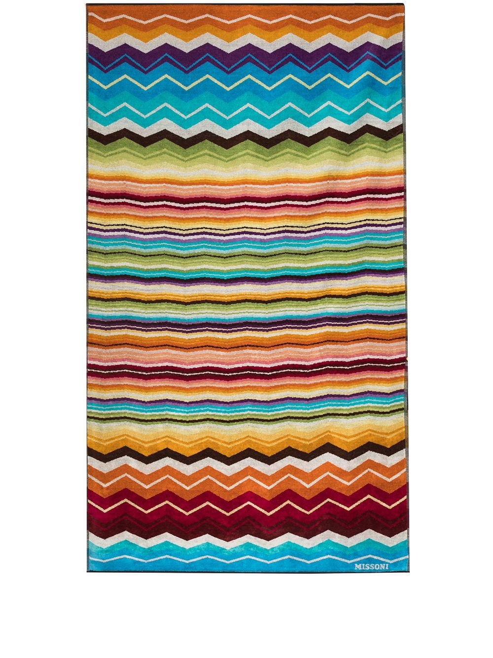 Hugo zigzag beach towel - 1