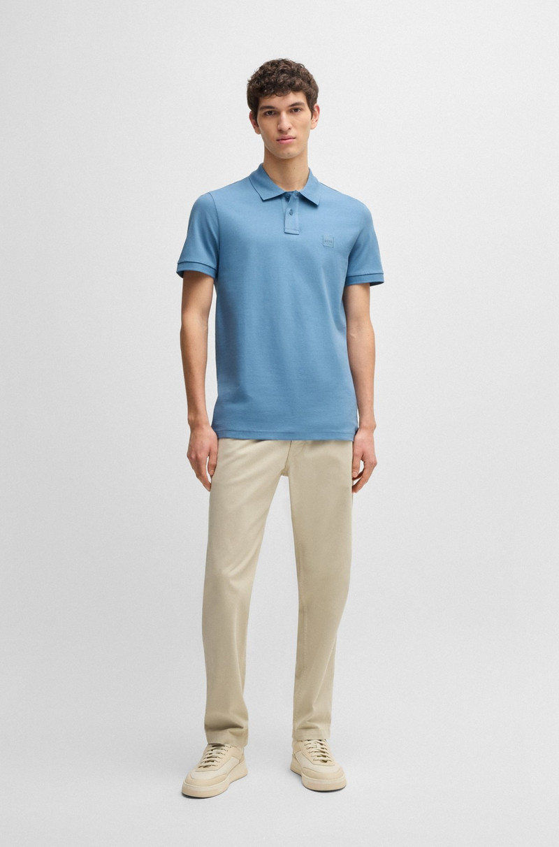BOSS EXTRA-SLIM-FIT STRETCH-COTTON SHIRT WITH LOGO TAPE outlook