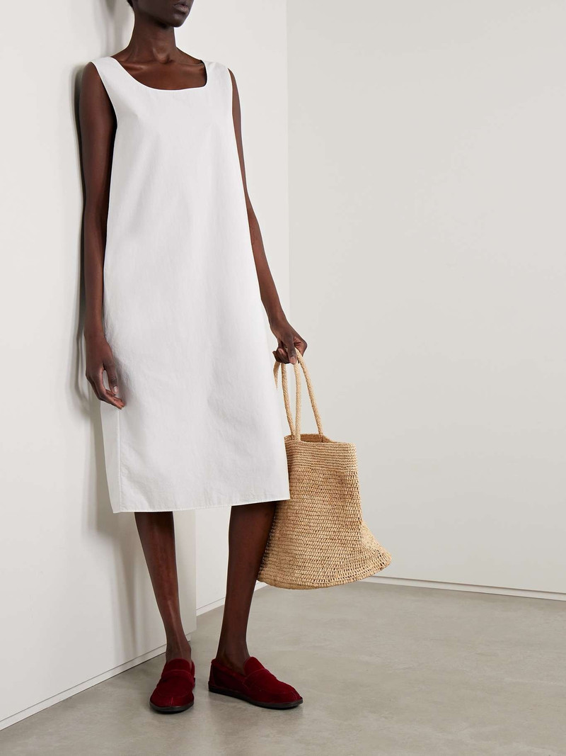 The Row Janah cotton midi dress outlook