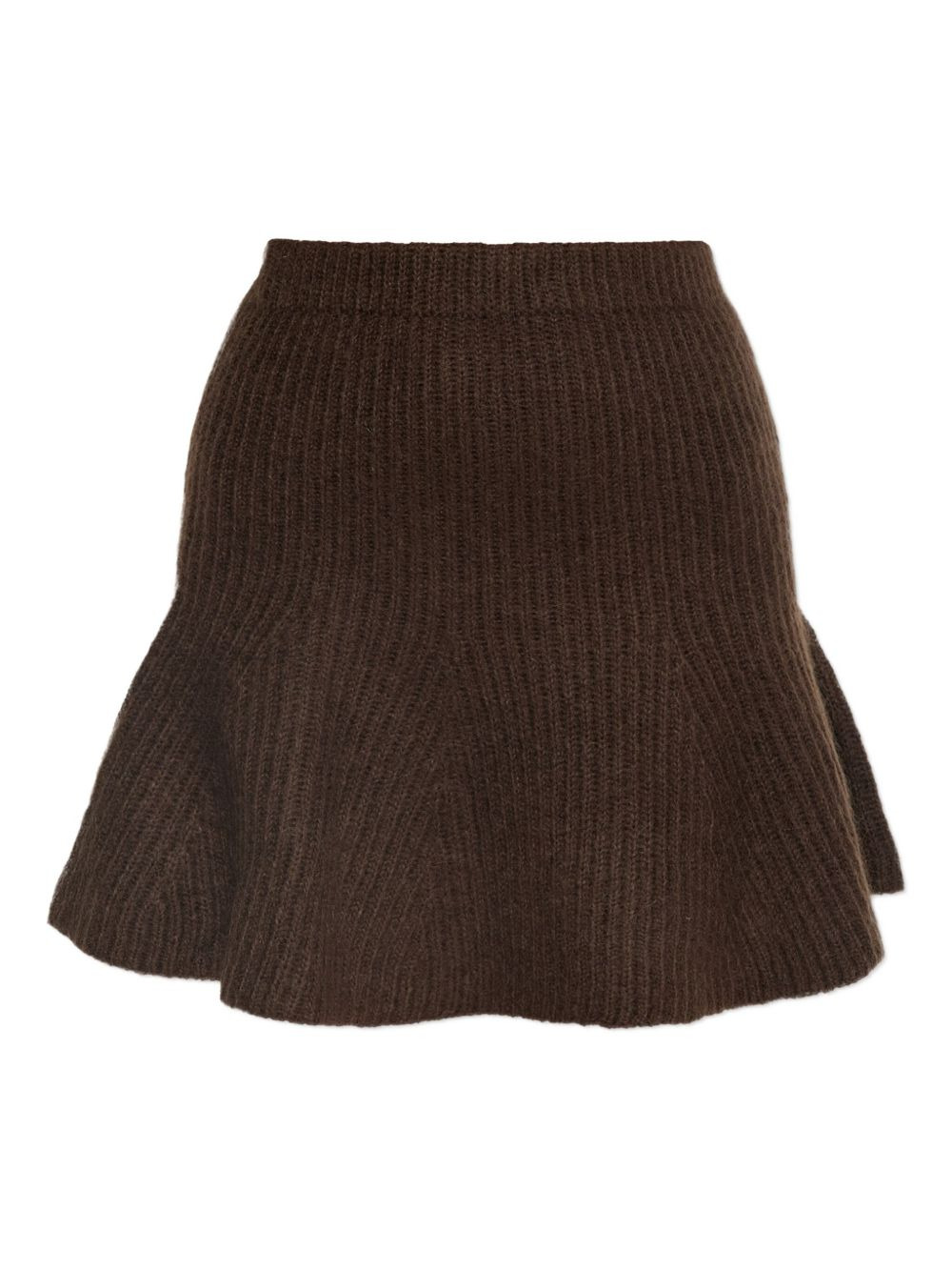 ribbed-knit mini skirt - 5