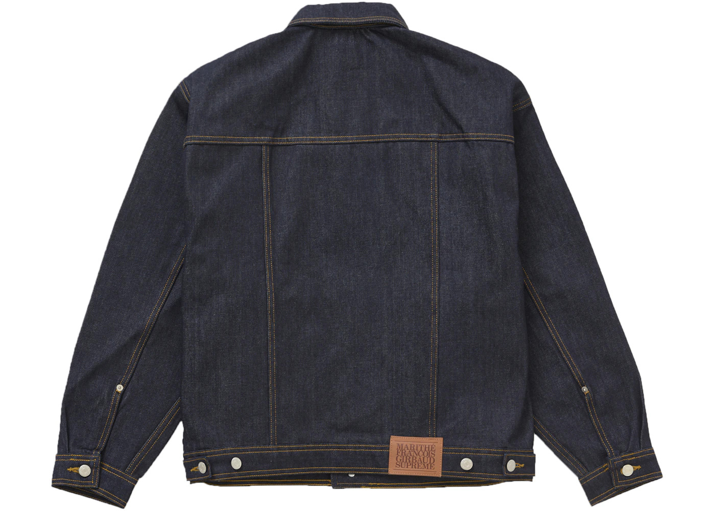 Supreme Marithé + François Girbaud X-Seam Denim Trucker Jacket Dark Indigo - 3