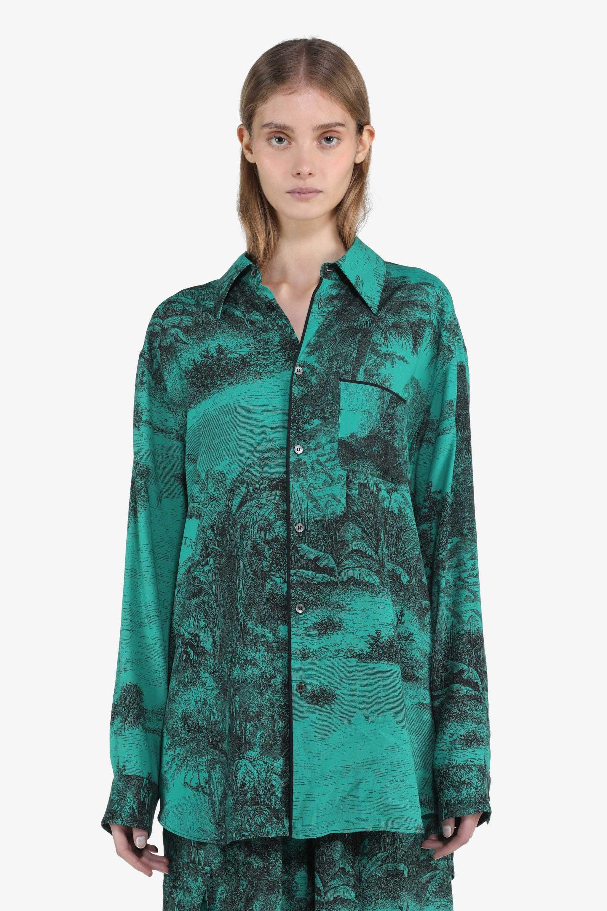 LANDSCAPE-PRINT SHIRT - 1