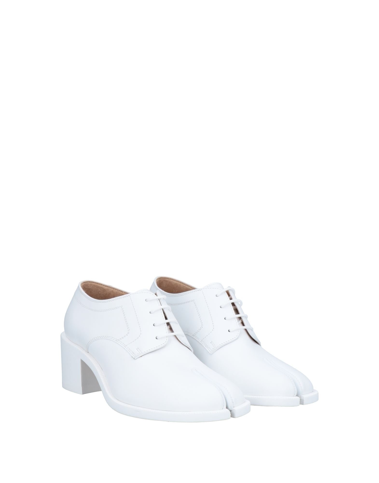 White Women's Laced Shoes - 2