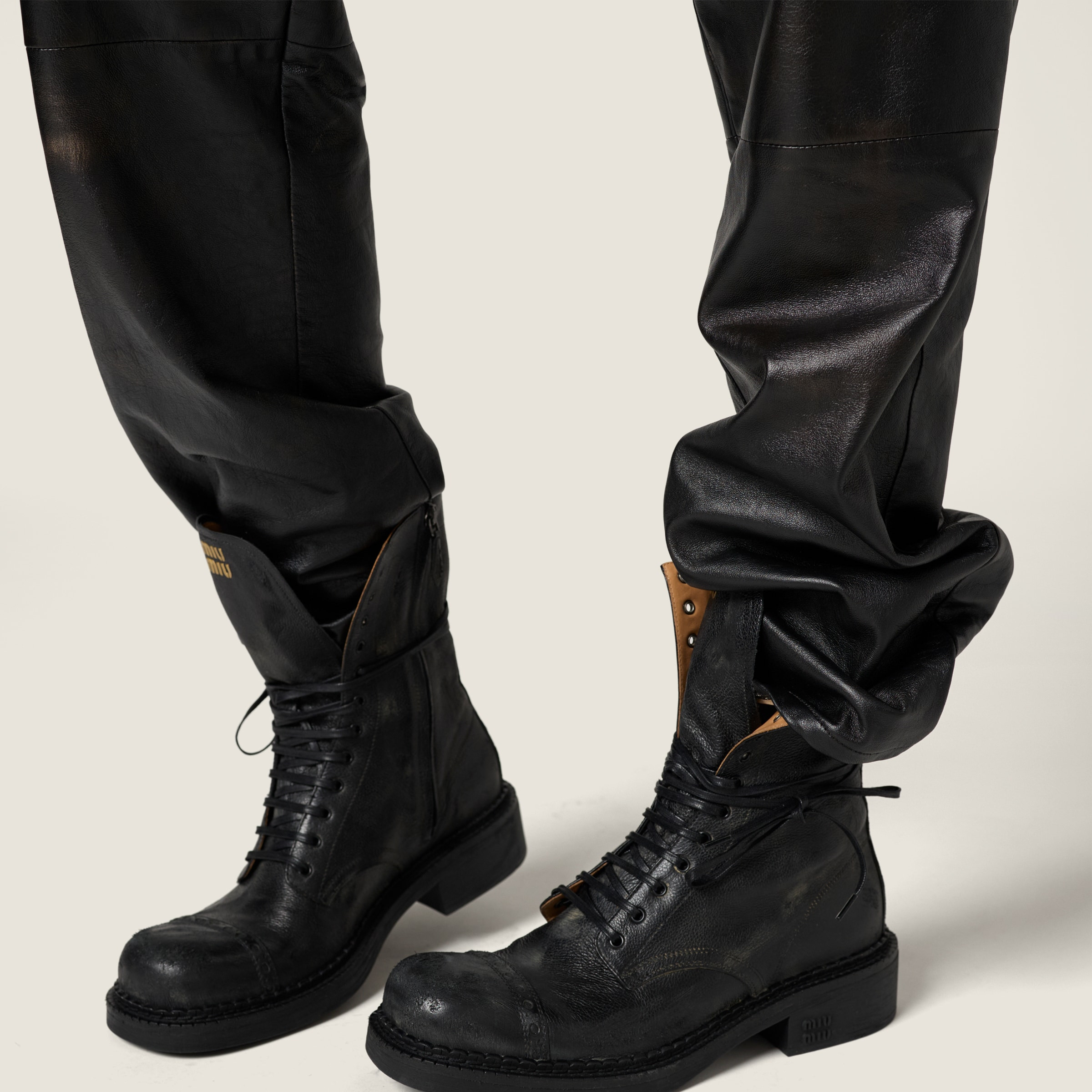 Nappa leather pants - 4