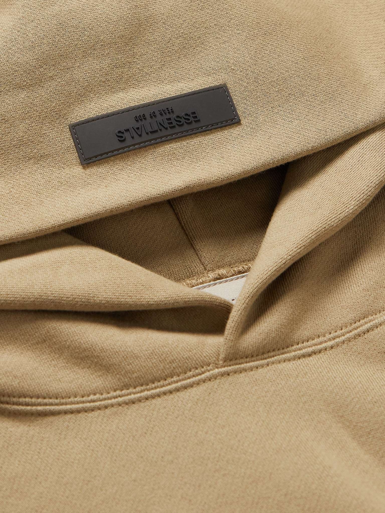 Logo-Flocked Cotton-Blend Jersey Hoodie - 5