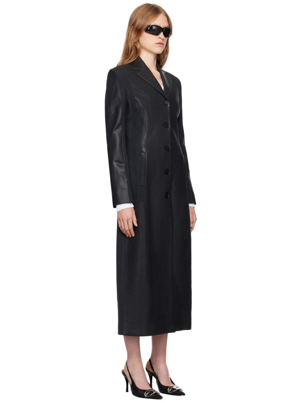 Black G-Lamour Coat - 2