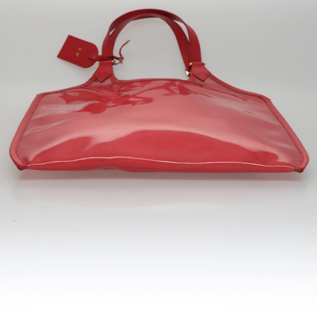 LOUIS VUITTON Epi Plage Via Hand Bag Vinyl Red Grenadine M92152 - 5