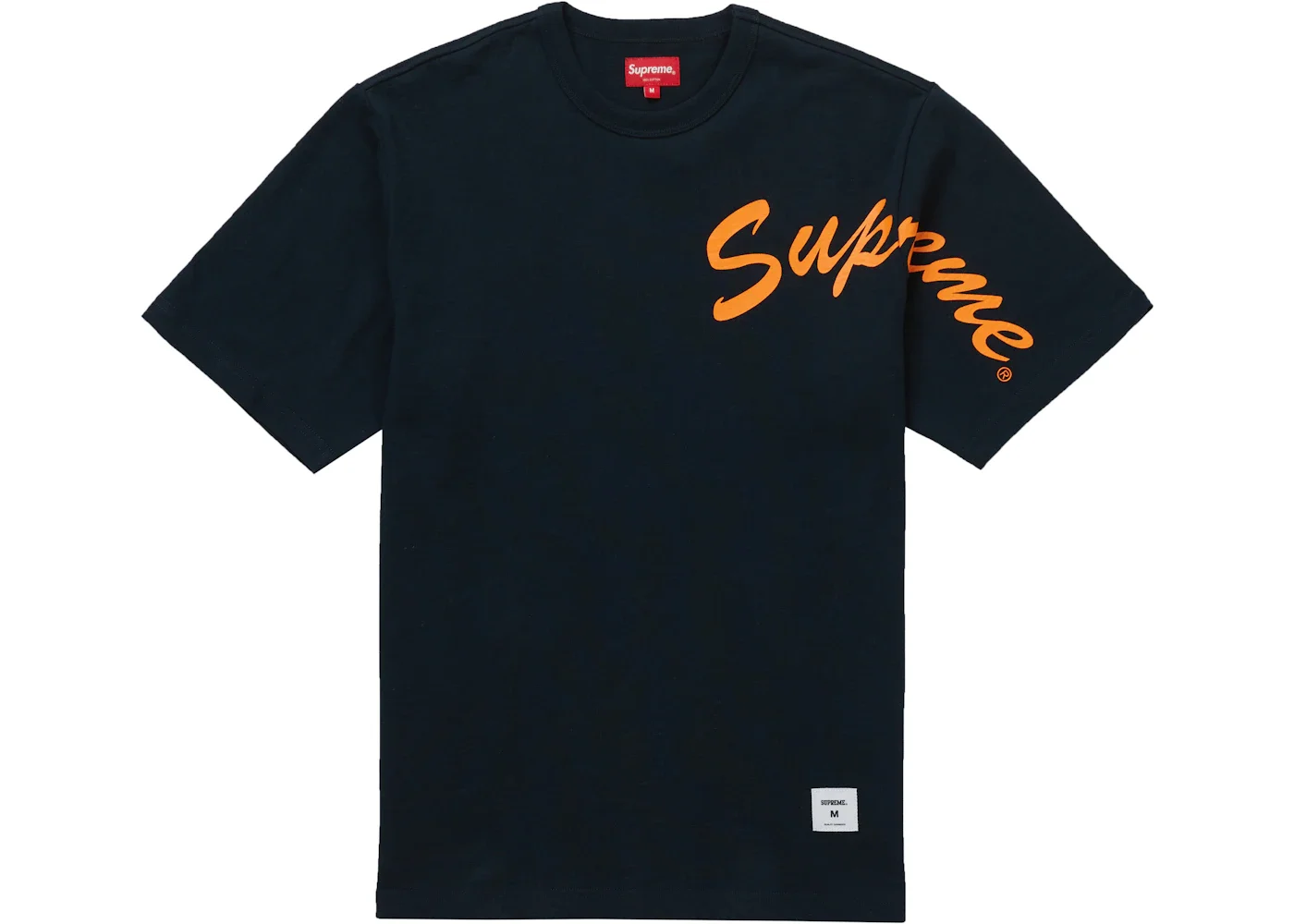 Supreme Shoulder Arc S/S Top Navy - 1