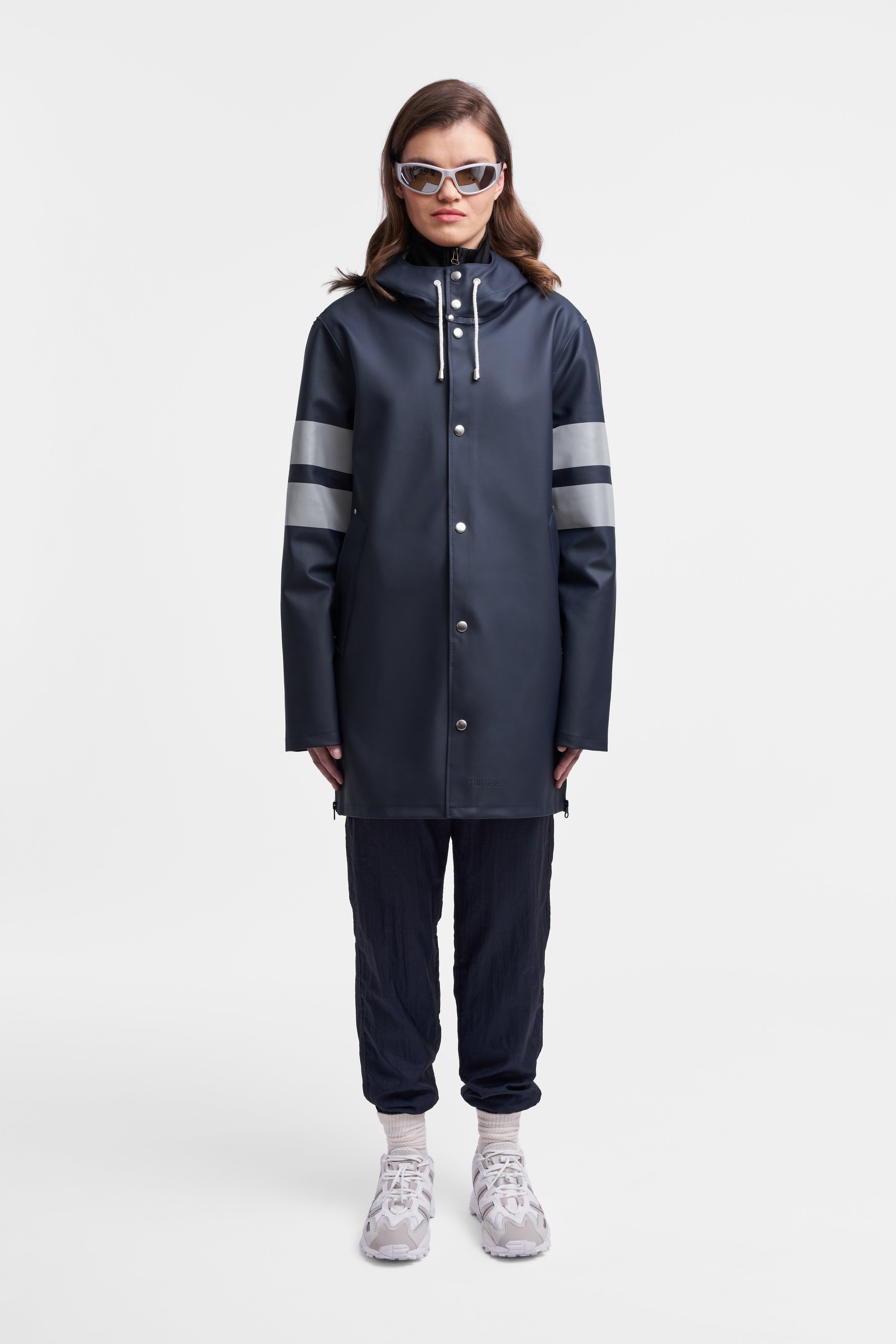 Stockholm Bike Raincoat Navy - 2