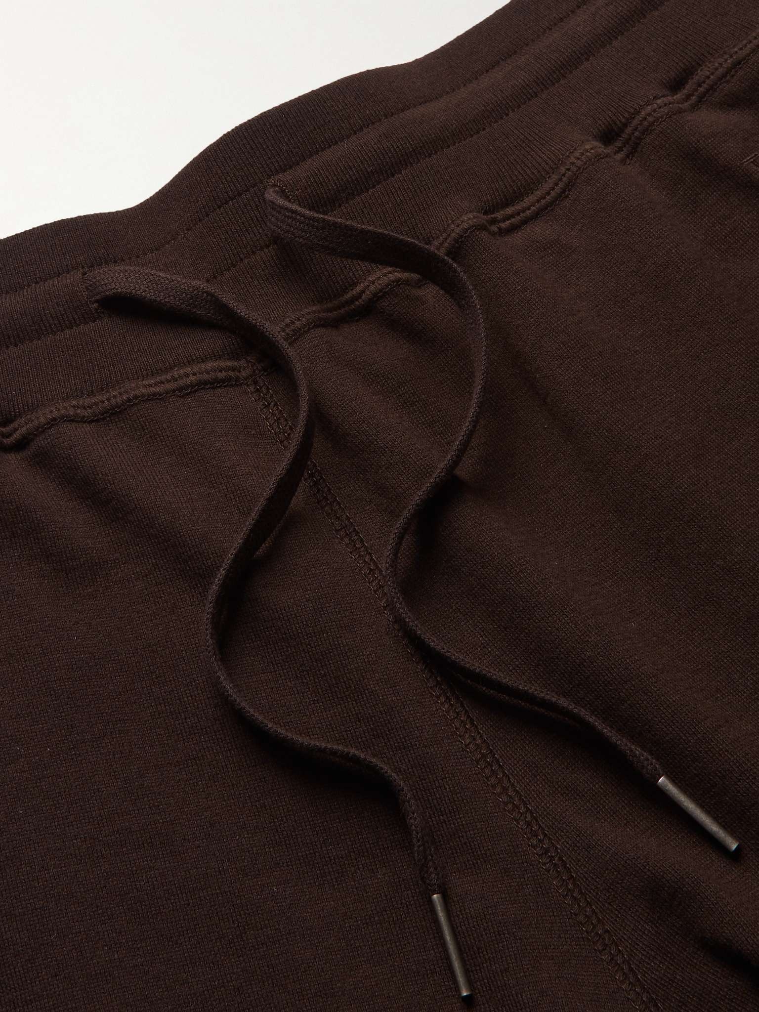 Slim-Fit Tapered Cotton, Silk and Cashmere-Blend Sweatpants - 3